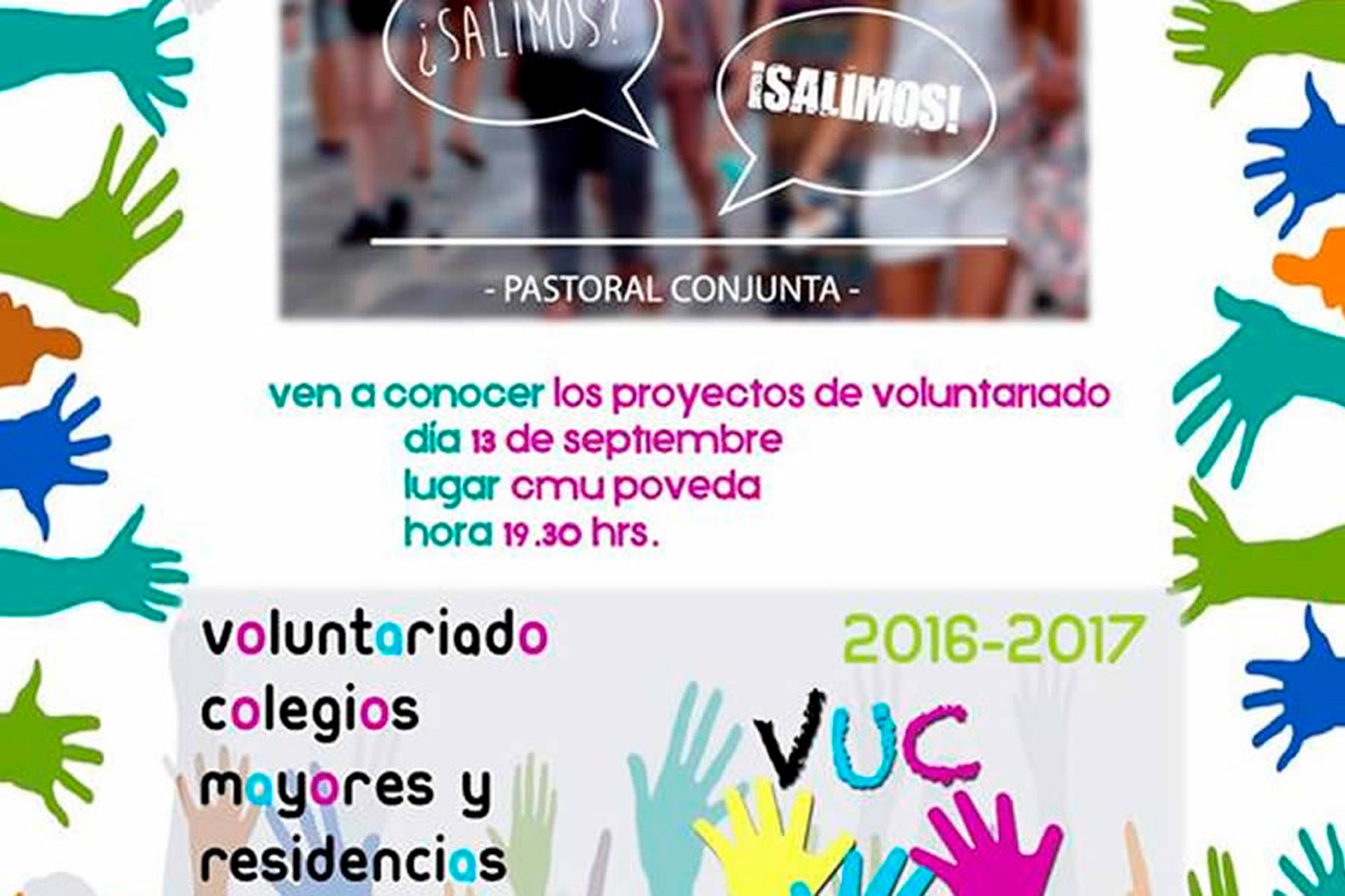 Presentación del voluntariado conjunto